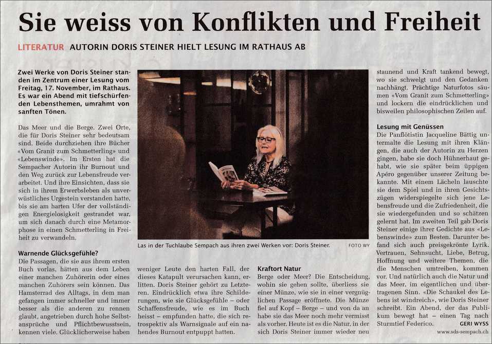 Lesung 17.11.2023