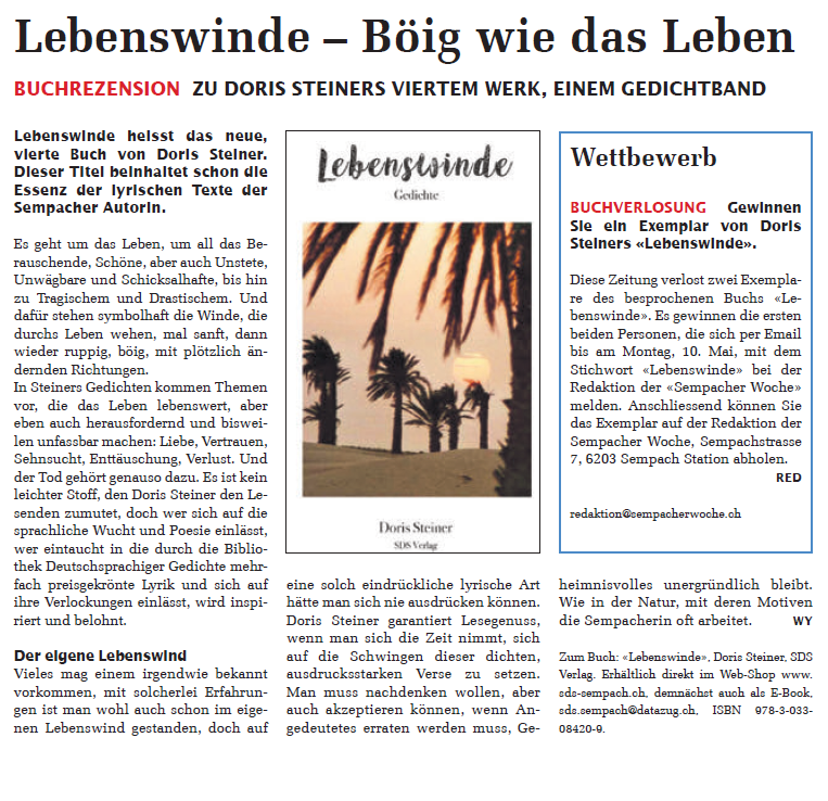 Sempacher Woche 6.5. 2021